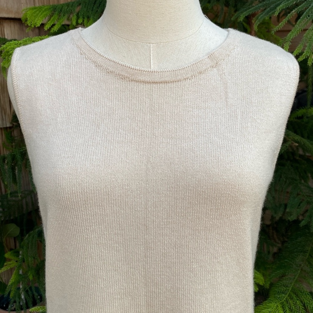 NWT ESCADA Silk Cashmere & Virgin Wool Knit Top SZ 42